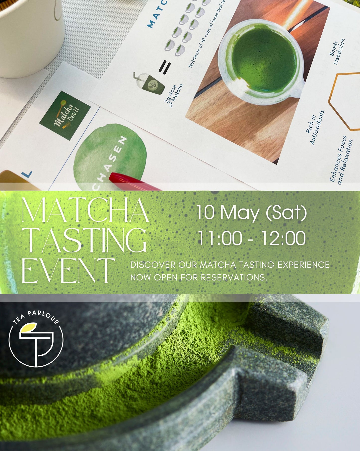 Matcha Workshop on 10/May (Early Bird)